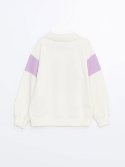 Minnie Mouse Bask?l? K?z ?ocuk Sweatshirt - Waikiki фото 3