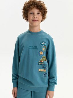 PELICAN, толстовка для мальчиков, Джинс