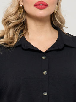 Платье 0258-1с глубокий черный - Dora фото 23