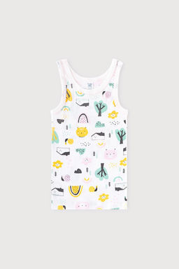 Crockid _ К 1066/домик в лесу на сахаре майка для дев