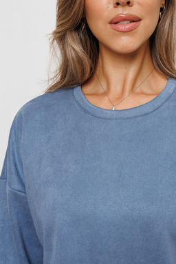 Костюм замшевый брючный 43043