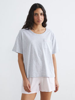 ?izgili Kad?n ?ortlu Pijama Tak?m?