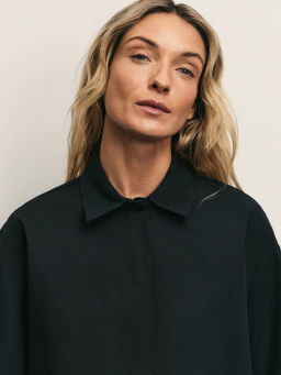 Рубашка прямого кроя из хлопка / Zarina  фото 6