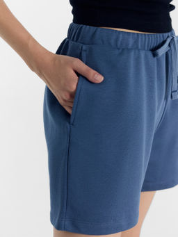 Шорты женские мини в синем цвете деним 332311 - Mark formelle фото 5