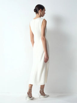 EMKA // Платье-футляр миди без рукавов  фото 3