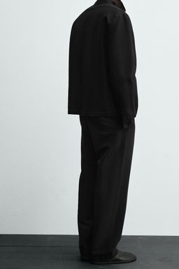 COTTON/LINEN SUIT TROUSERS - Zara фото 6
