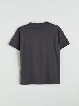 Bisiklet Yaka Super Mario Bask?l? Erkek ?ocuk Ti??rt