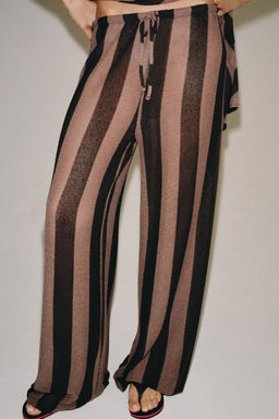 RUSTIC STRIPED TROUSERS - Zara фото 2