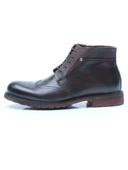 01-H9053-B1-SW5 BROWN Ботинки демисезонные мужские (натуральная кожа) - Фабричный китай фото 11