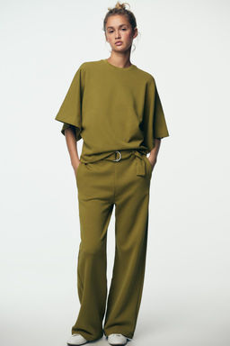RUSTIC SHORT SLEEVE SWEATSHIRT - Zara фото 17