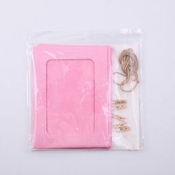 Гирлянда для фотографий с прищепками «Розовая», 6 шт.