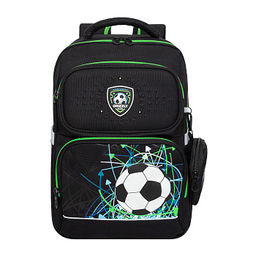 RAn-589-3 Рюкзак школьный с чехлом для мелочей