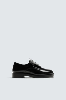 LEATHER LACE-UP MOCCASINS HARRY LAMBERT FOR ZARA x DISNEY  фото 2