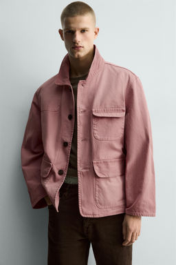 LIMITED EDITION RELAXED FIT WASHED JACKET - Zara фото 13