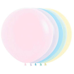 Шар латексный 24", пастель, макаронс, набор 10 шт., МИКС