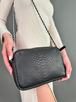 Сумка женская из кожи питона