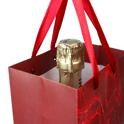 Пакет подарочный под бутылку, упаковка, 36×13×10 см