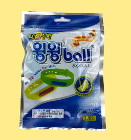 Силиконовый браслет от комаров с капсулой, цвет ассорти - Buro фото 2