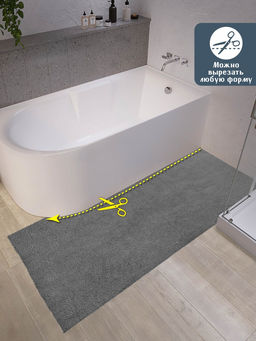 Коврик НАНОХЛОПОК SHAHINTEX 80х200 серый 03 S  фото 5