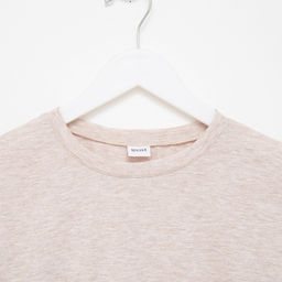 Футболка женская MINAKU OVERSIZE FIT: цвет бежевый меланж, р-р 44