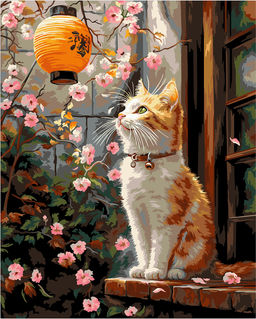 ФРЕЯ PNB/PL-332 Набор для раскрашивания по номерам 50 х 40 см Весна в Японии