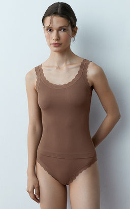 1321S French Chic Майка Топ cappuccino