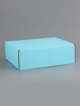 Цена за 2 шт. Коробка складная «Голубая» для подарков, хранения и отправки посылок, 27×21×9 см