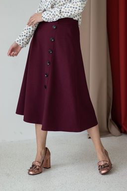 расклешенная юбка в составе шерсть - Трика фото 2