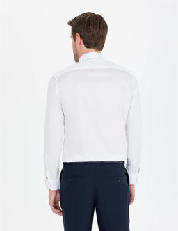 Beyaz Slim Fit Uzun Kollu Klasik G_mlek - Pierre cardin фото 5