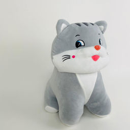 Мягкая игрушка Котенок сидячий красный носик 40 см - Storyland фото 4