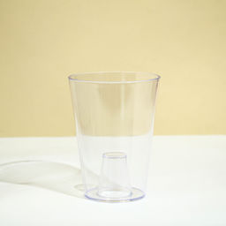 Горшок для орхидей, 1.2 л, 12.5×16.6 см, пластиковый, прозрачный