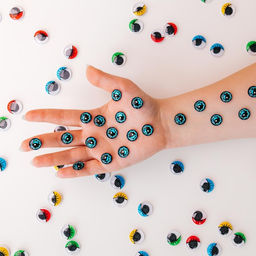 Глаза, набор 14 шт., размер 1 шт. — 1.4 см