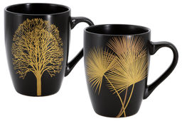 Набор кружек Singapore, чёрный, 0,33 л, 2 шт - Anna lafarg фото 5