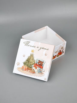 Набор подарочных коробок 5 в 1 Уютный Новый год, 14?14?822?22?12 см