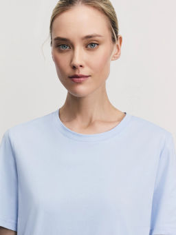 Базовая футболка из хлопка / Zarina фото 6