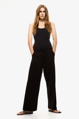 Pantal?n de algod?n con cord?n de ajuste - H&m фото 2