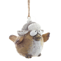 Фигурка декоративная подвесная "Птичка", L5 W5,5 H5 см, 2в.