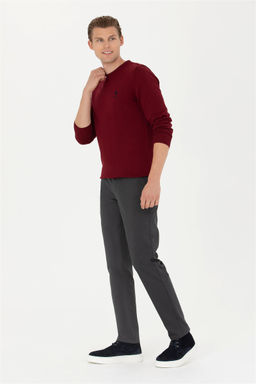 Мужские брюки из плотной ткани антрацитового цвета - U.s. polo assn фото 11