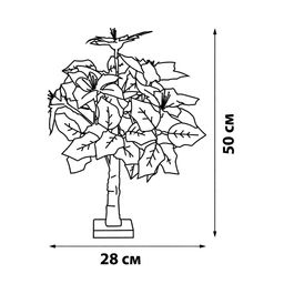 ULD-T2850-020/SNA/3AA WARM WHITE IP20 XMAS STAR Дерево светодиодное Рождественская звезда, на батарейках 3АА (не в/к), 20х50см. 20 светодиодов. Теплый белый свет. TM Uniel
