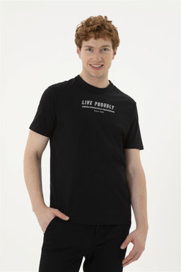 Мужская черная футболка Неожиданная скидка в корзине - U.s. polo assn фото 3