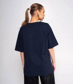 Футболка #ОКТ075001, тёмно-синий