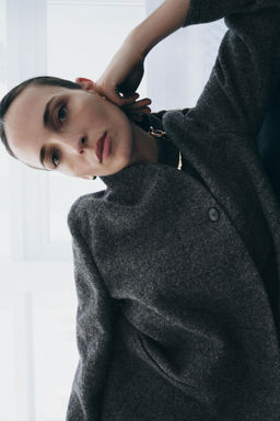 ZW COLLECTION LIMITED EDITION WOOL BLAZER WITH BUTTON - Zara фото 15