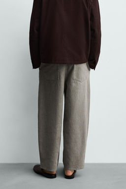 PANTAL?N BALLOON FIT / Gris / Azul - Zara фото 3