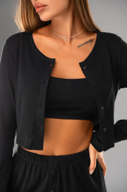 Женская пижама - тройка из ажурного хлопка Happyfox