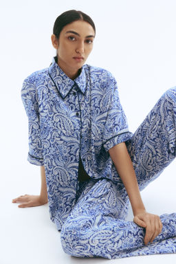 Camisa estampada de sat?n - H&m фото 5