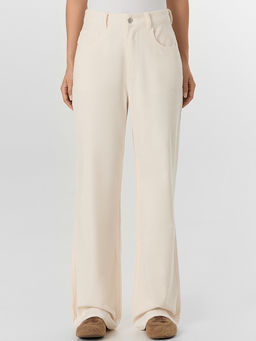 Брюки женские молочные