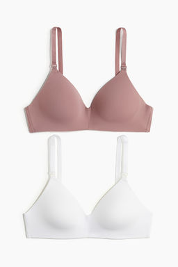 MAMA Pack de 2 sujetadores de lactancia - H&m фото 5