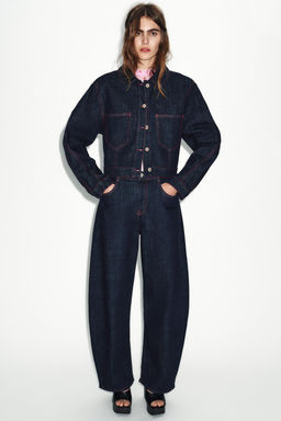 Z1975 HIGH-WAIST BARREL JEANS - Zara фото 9