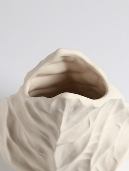 Ваза «Давинсия», 20.5×16 см, керамика, бежевый