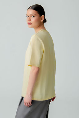 Арт. 3-1157 Футболка женская 44-50 (4 шт) Цвет:бежевый - Калинка фото 5